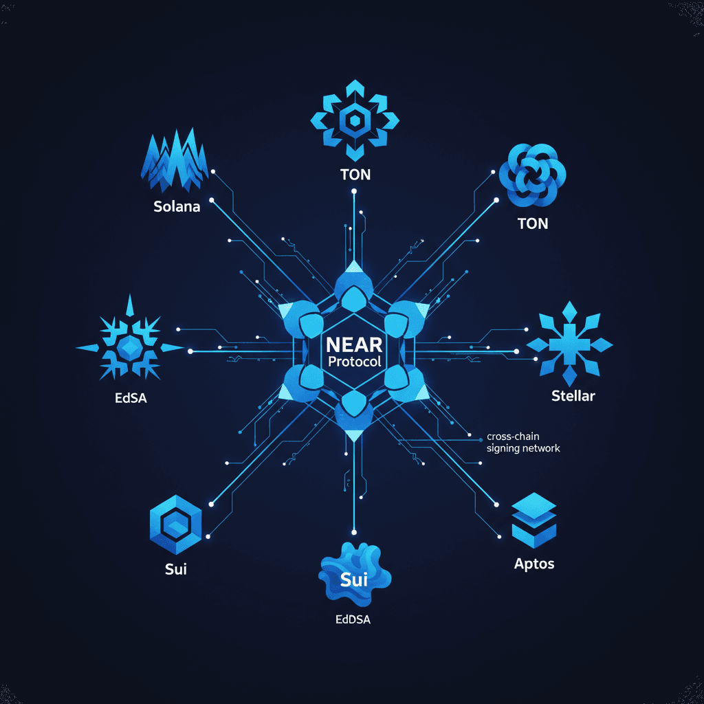 NEAR Protocol Adds EdDSA Support, Bringing Solana, TON, Stellar, Sui, and Aptos Into Its Cross-Chain Signing Network