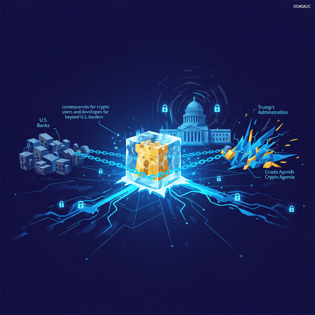 Trump Blasts U.S. Banks Over Stablecoin Turf War as CLARITY Act Sits Frozen in Senate