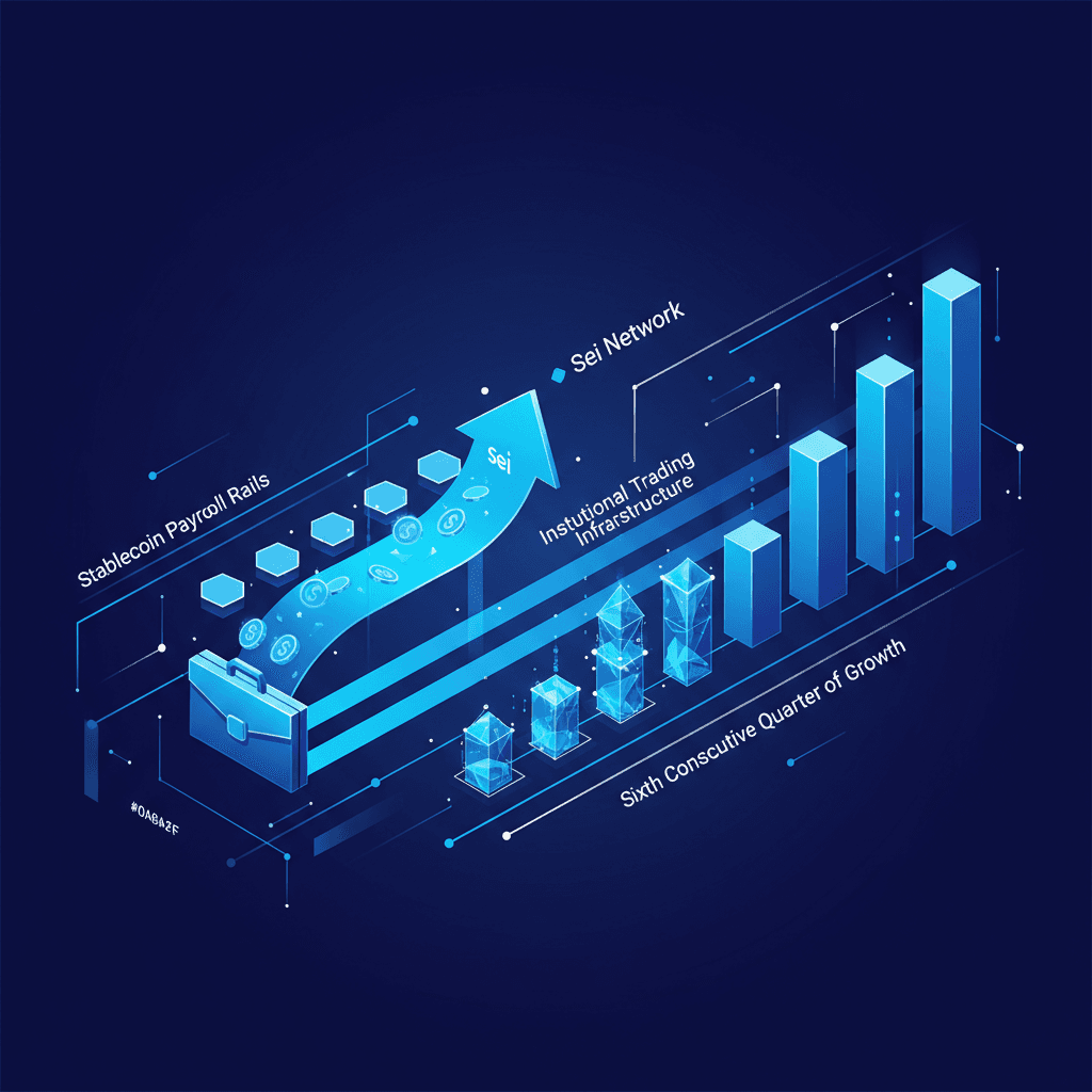 Sei Network Adds Stablecoin Payroll Rails and Institutional Trading Infrastructure as Usage Hits Sixth Consecutive Quarter of Growth