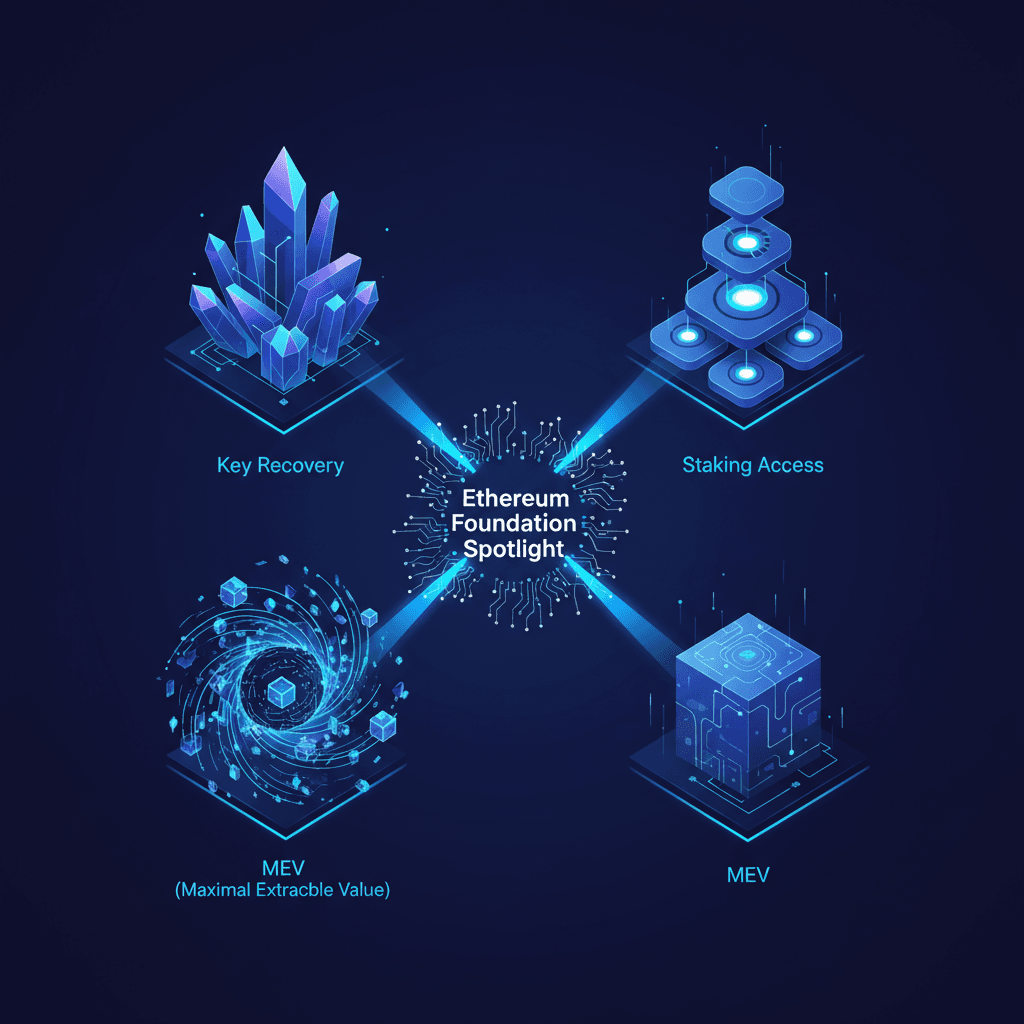 Ethereum Foundation Spotlights Four Projects Tackling Key Recovery, Staking Access, and MEV in Q1 2023 Grants Update