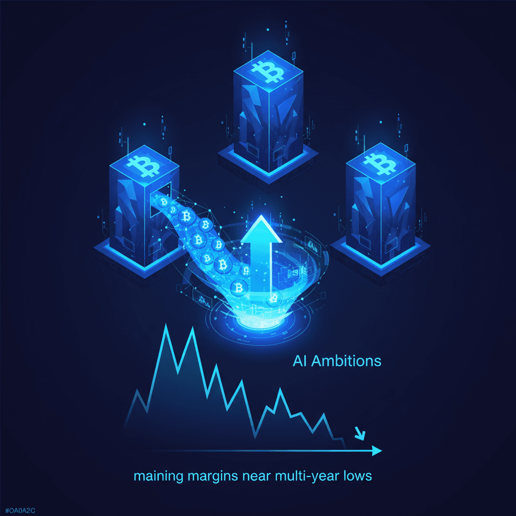 Three Bitcoin Miners Produced 1,250 BTC in February as AI Ambitions Reshape the Sector