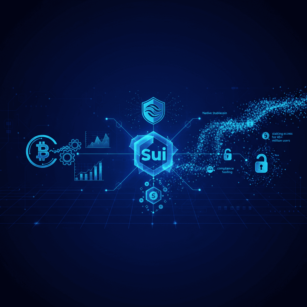 Sui Closes March with Bitcoin Lending Protocol, Native Stablecoin, and a Trillion Dollars in Transfers