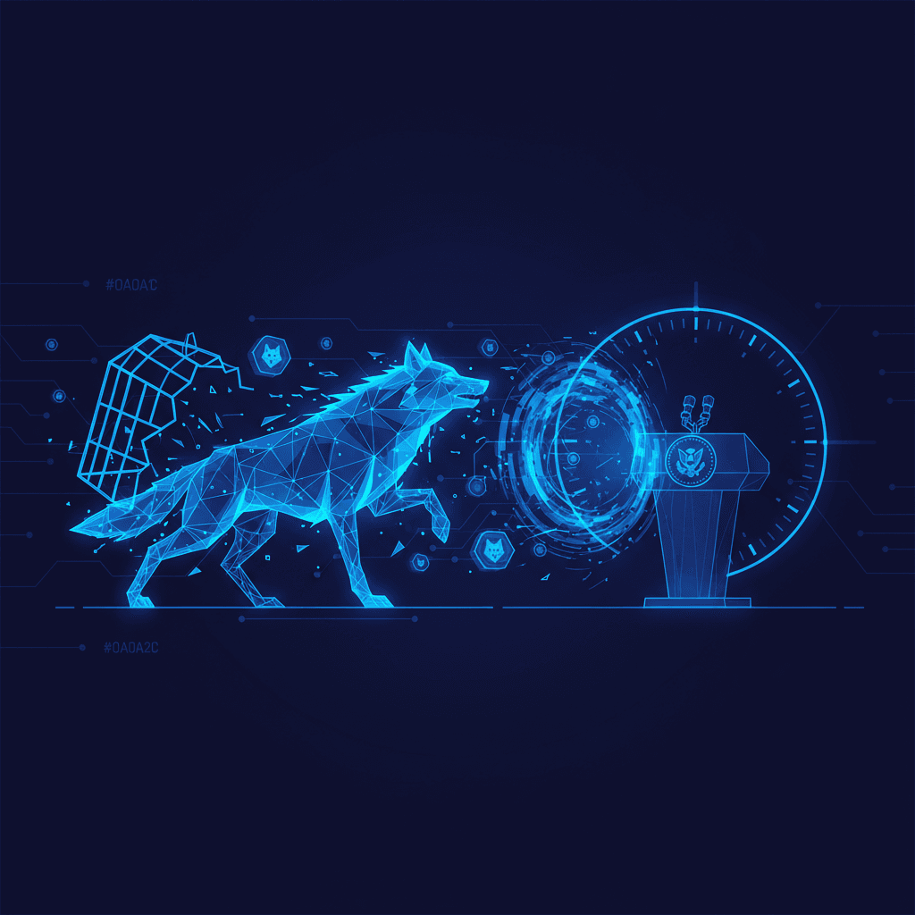 Escaped South Korean Wolf Spawns Meme Coin and Presidential Statement Within 72 Hours