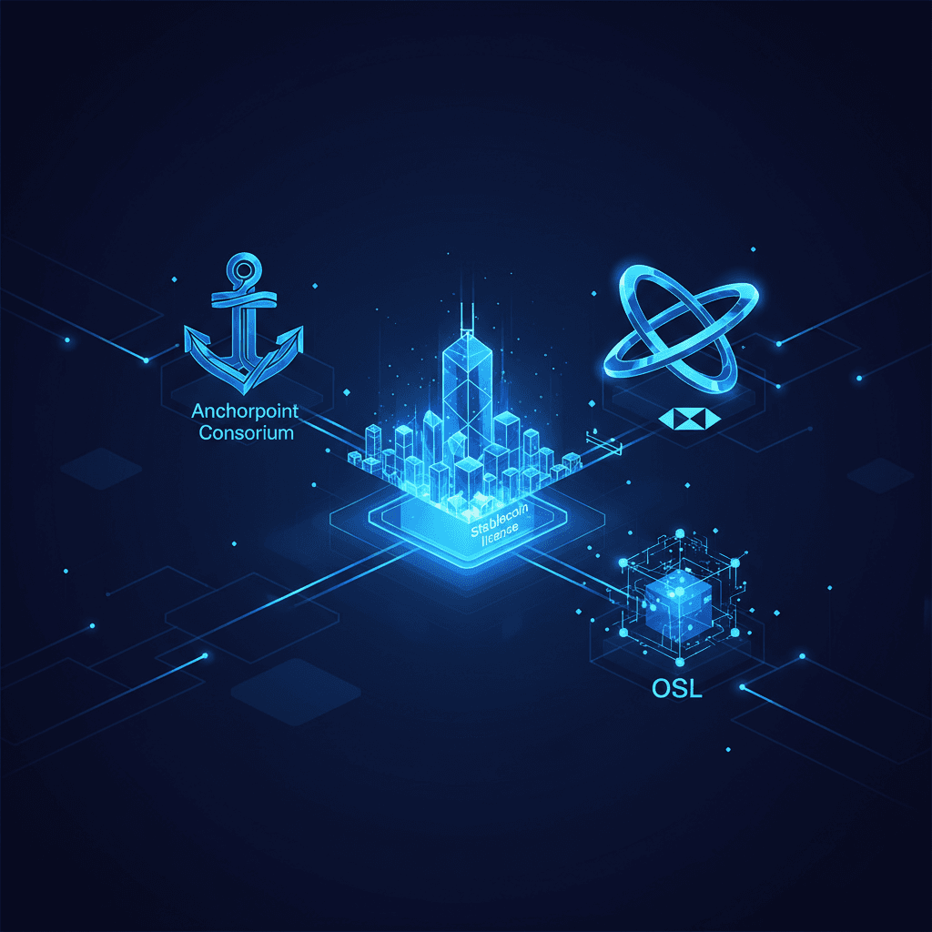 Hong Kong Issues First Stablecoin Licences: Anchorpoint Consortium, HSBC, and OSL