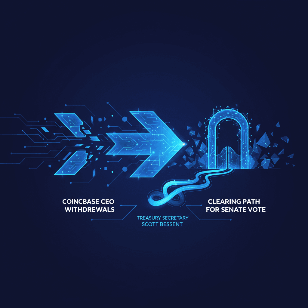 Coinbase CEO Backs Clarity Act After Two Prior Withdrawals, Clearing Path for Senate Vote