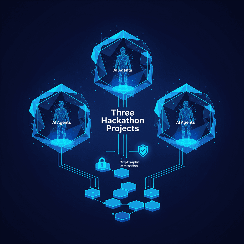 Three Hackathon Projects Demonstrate How Verifiable AI Agents Can Cryptographically Attest Their Actions
