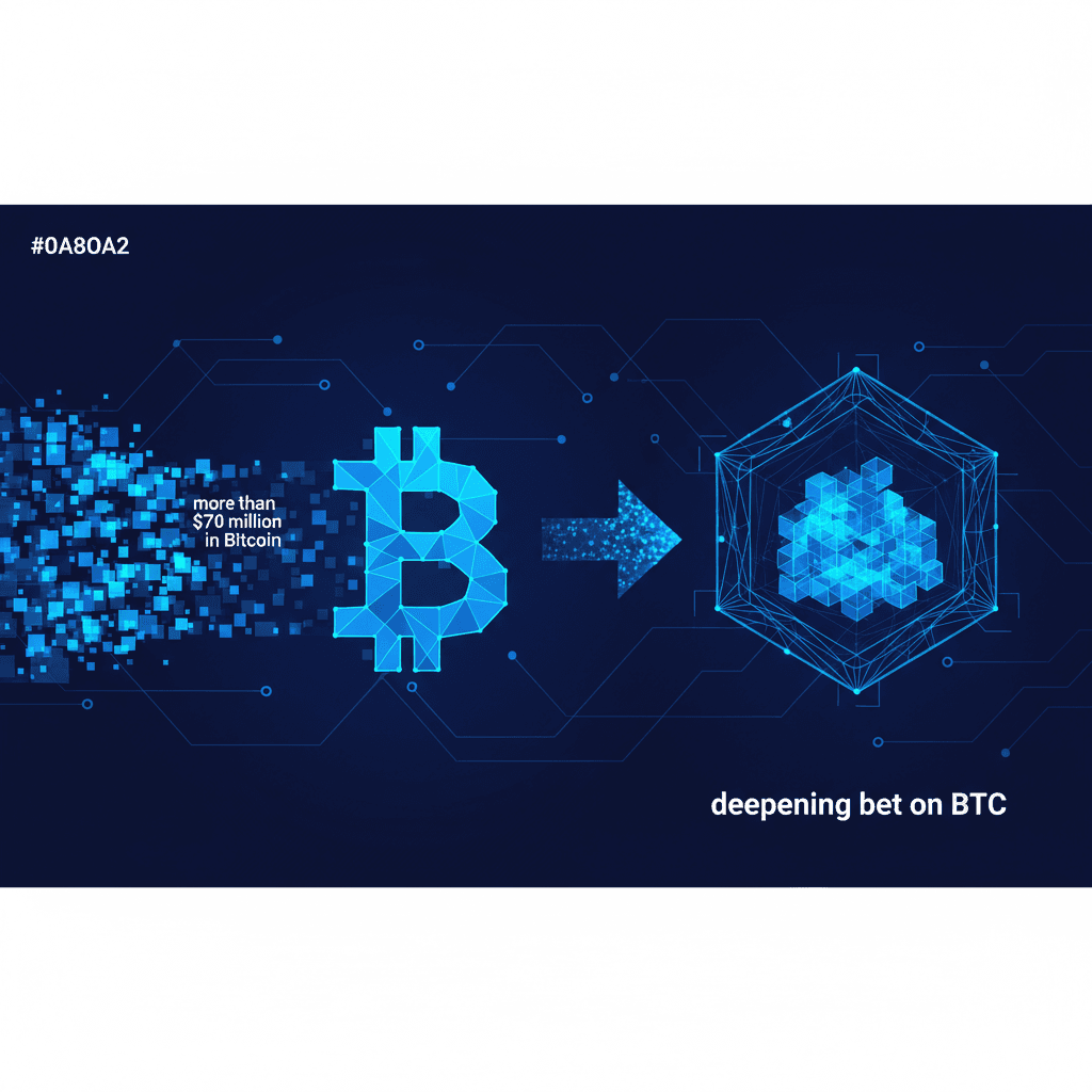 More Than $70 Million in Bitcoin Moved to Tether Reserve Wallet, Deepening Its Bet on BTC